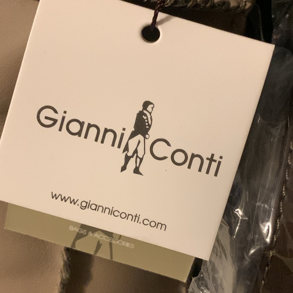 Gianni Conti Italian Leather Patchwork Tote - Picture 14 of 16